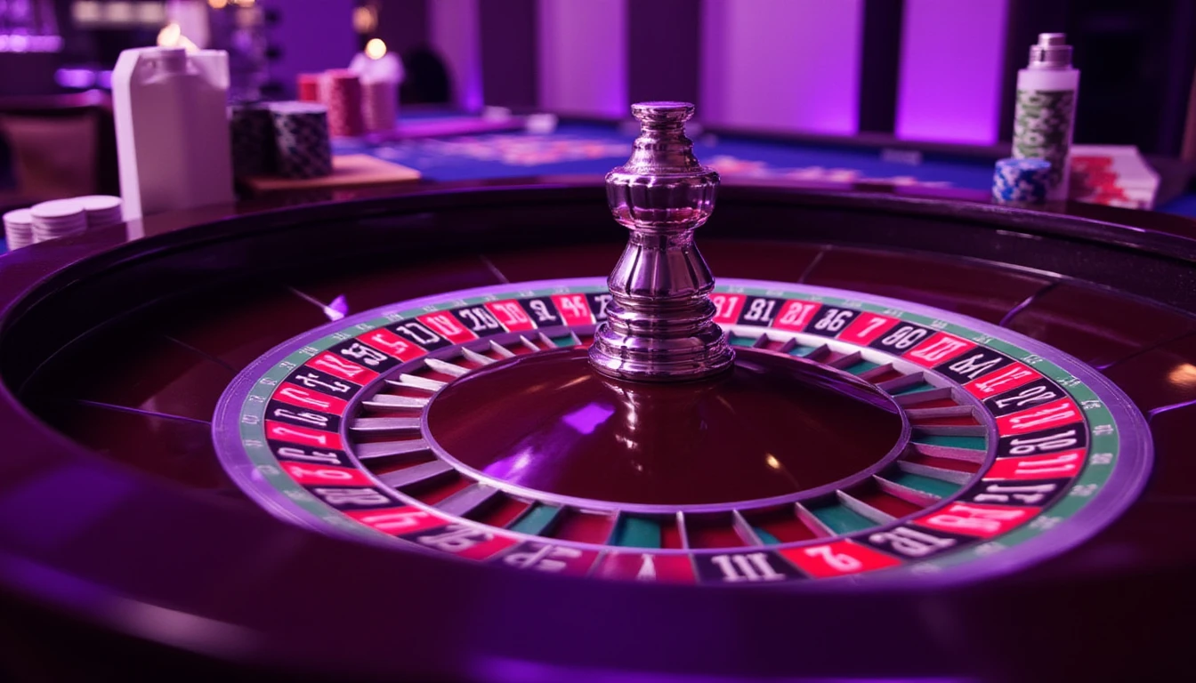 Casino Roulette Table Set